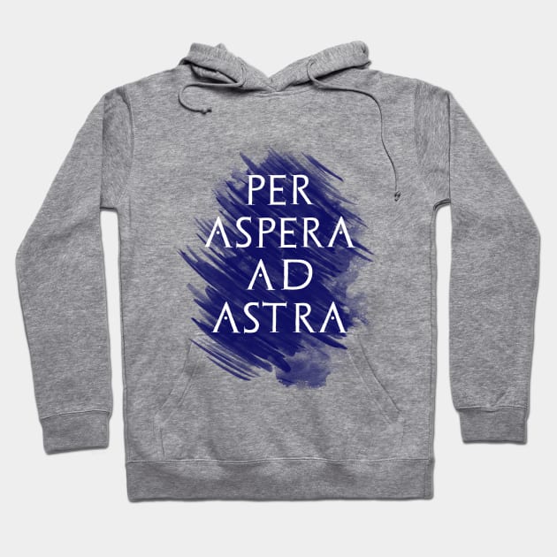 Per aspera ad astra Hoodie by hedehede